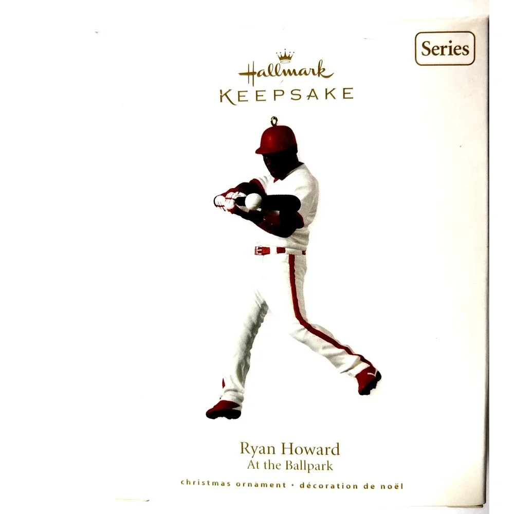 Ryan Howard Hallmark 2010 ornament #15 At The Ballpark series NIB